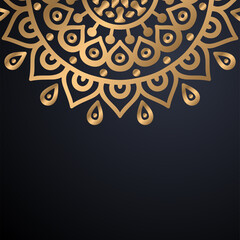 luxury ornamental mandala design background