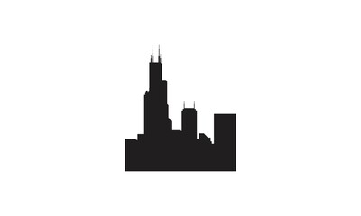 Cityscape icon symbol. Premium quality isolated freedom tower element in trendy style.