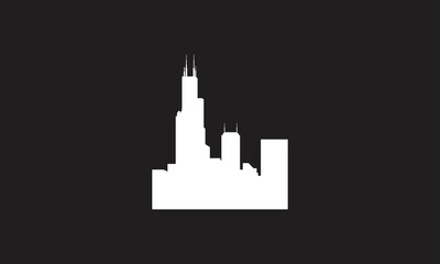 Fototapeta premium Cityscape icon symbol. Premium quality isolated freedom tower element in trendy style.