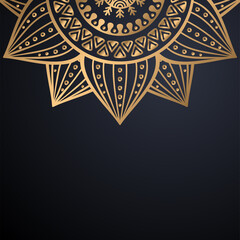 luxury ornamental mandala design background