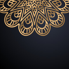 luxury ornamental mandala design background