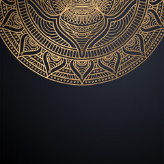 luxury ornamental mandala design background