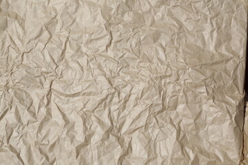 Obraz premium Top viewe crumpled paper background.