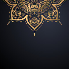 luxury ornamental mandala design background