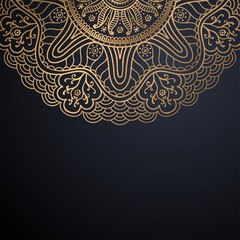 luxury ornamental mandala design background