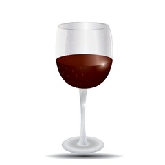 glass of red wine