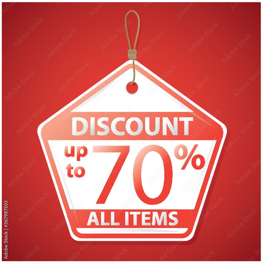 Wall mural discount all items tag