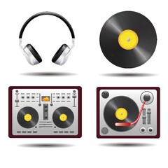 collection of music icons