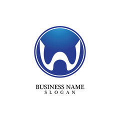 W Letter Logo Business Template Vector icon