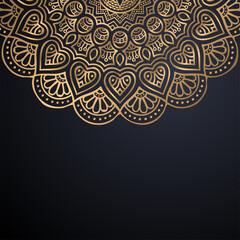 luxury ornamental mandala design background