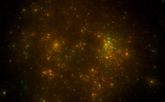 Star field background . Magic glow night sky. © kramynina