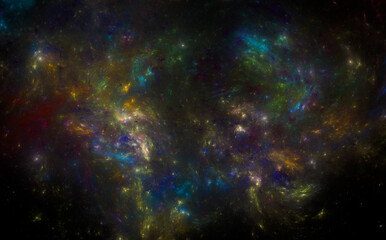 Fototapeta na wymiar Star field background . Magic glow night sky.