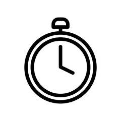 Stopwatch icon, vector icon flat style of a stopwatch symbol for your web site design stopwatch icon logo, app, UI. Isolated on white background.