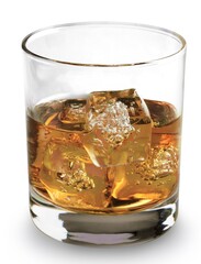 Glass of Whiskey and Ice