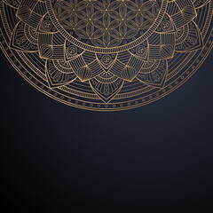 luxury ornamental mandala design background