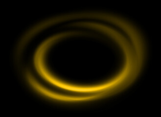 Abstract circle bright golden background