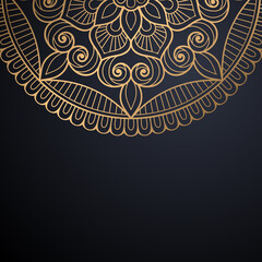 luxury ornamental mandala design background