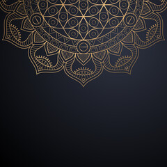 luxury ornamental mandala design background