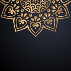 Obraz na płótnie Canvas luxury ornamental mandala design background