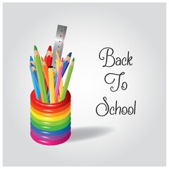 color pencils in pencil holder