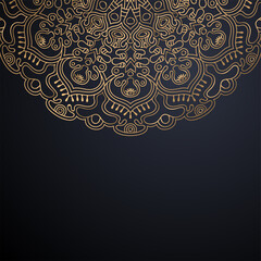 luxury ornamental mandala design background