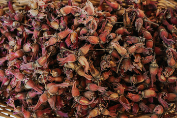 Fill the frame with close up ripe hazelnuts with shell. Wallpaper use with organic, healthy, energizing food concept