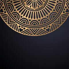 luxury ornamental mandala design background