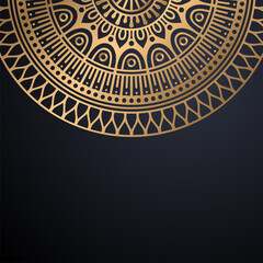 luxury ornamental mandala design background