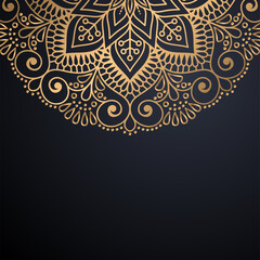 luxury ornamental mandala design background