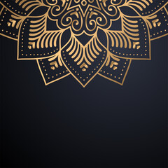 luxury ornamental mandala design background