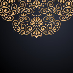 Plakat luxury ornamental mandala design background