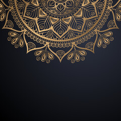 luxury ornamental mandala design background