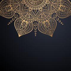 luxury ornamental mandala design background