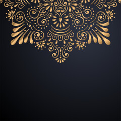 luxury ornamental mandala design background
