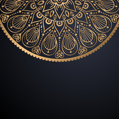 luxury ornamental mandala design background