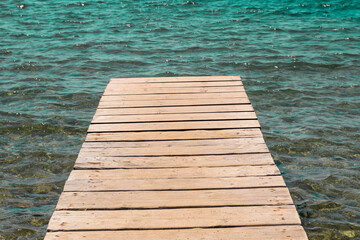 Fototapeta premium old wooden pier