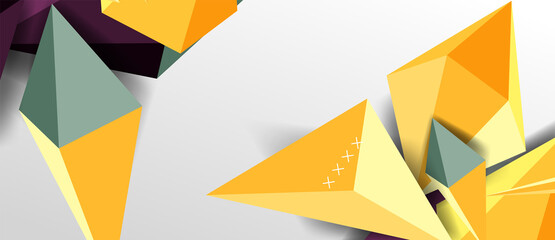 Trendy simple triangle abstract background, dynamic motion concept. Vector Illustration For Wallpaper, Banner, Background, Card, Book Illustration, landing page