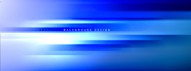 Motion concept neon shiny lines on liquid color gradients abstract backgrounds. Dynamic shadows and lights templates for text