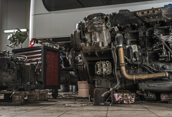 Coach Bus Diesel Engine Restoration