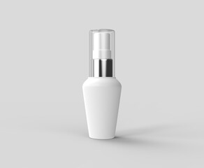 cosmetic tube isolated on white