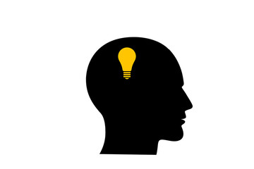 nachdenken Kopf, Idee, icon