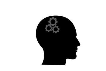 Nachdenken Kopf, Prozesse, icon 