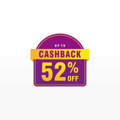 52 discount, Sales Vector badges for Labels, , Stickers, Banners, Tags, Web Stickers, New offer. Discount origami sign banner