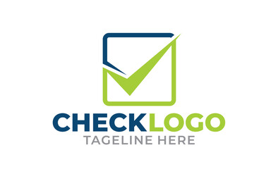 Illustration vector graphic of check mark icon or logo design
