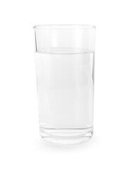 clean water isolated on white background