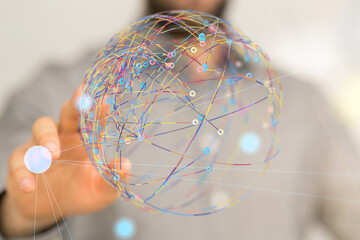 network group digital in hand