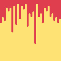 Abstract Rounded Color Lines halftone transition background illustration