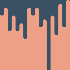 Abstract Rounded Color Lines halftone transition background illustration