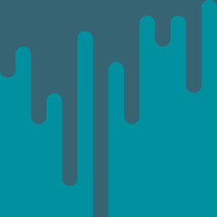 Abstract Rounded Color Lines halftone transition background illustration