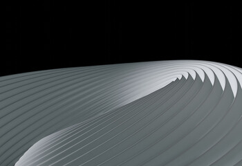 background with white line curve design. Abstract background, Modern Design, 3d Rendering.